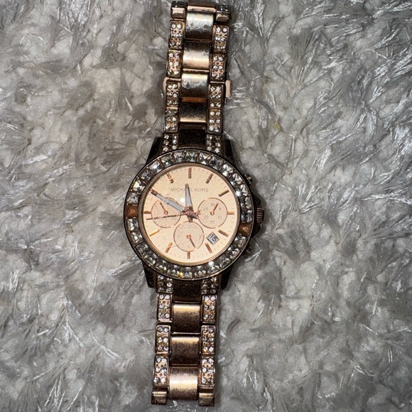 Michael Kors Gold and Silver Women's Watch - Picture 1 of 3